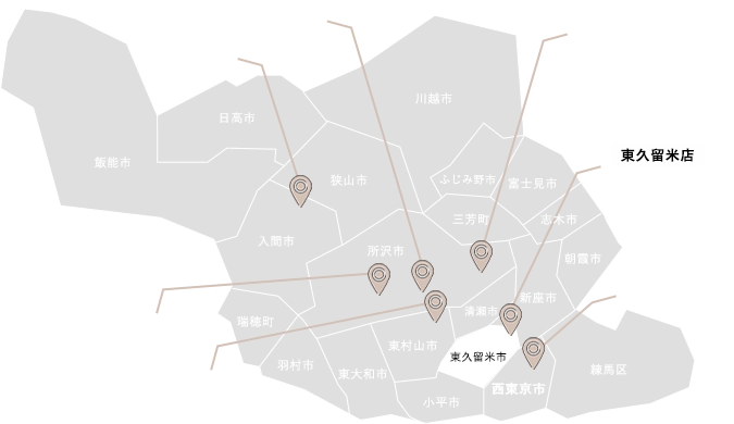 東久留米市エリア マップ PC
