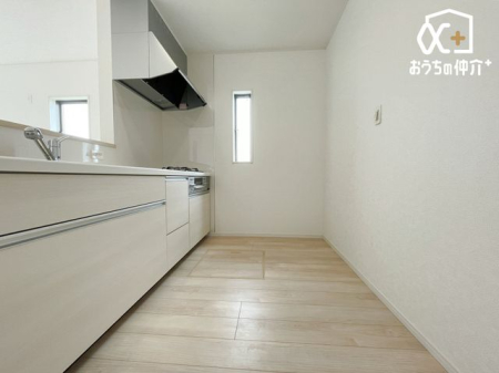 キッチン 使い勝手の良い引き出し式システムキッチン