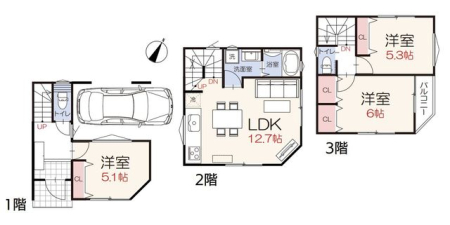 ●通風・採光に優れ、心地よい光と風が溢れています。●上品さが漂う、調和のとれた外観が、周囲に溶け込みます。