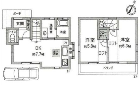  ■リフォーム済み中古戸建(2024年11月下旬完了）■カースペース1台