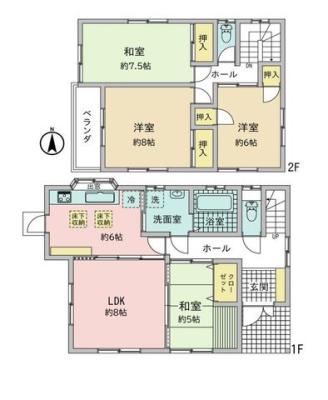  敷地38坪、お庭でガーデニングも楽しめます。