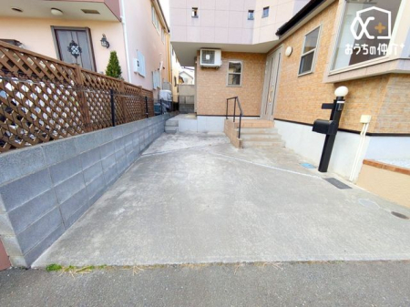  平置き駐車場です。