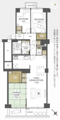  ■新規リフォーム実施！綺麗な室内で新生活スタートできます！■家族が集う広々１７帖超ＬＤＫ■大容量ＷＩＣ×２