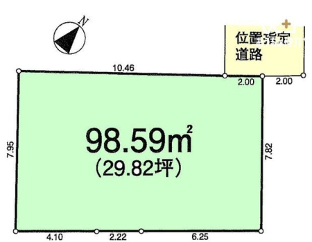 区画図 ●建築条件なしにつき、お好みのハウスメーカーにて、ご希望のマイホームを実現できます！～現地にて是非環境をお確かめください。