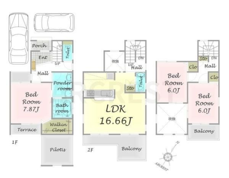  ■３面の窓からたっぷりと光が差し込む明るい１６帖超のLDK■各居室は6帖以上のゆとりある空間で、家具の配置もしやすい室内
