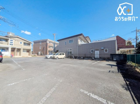 現地土地写真 お客様用駐車場付き店舗兼自宅、クリニック開業用地としても。