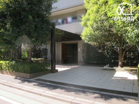 エントランス お手入れが行き届いている緑に囲まれたエントランス。