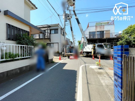 現地外観写真 周辺環境や日当たりも併せてご案内いたします