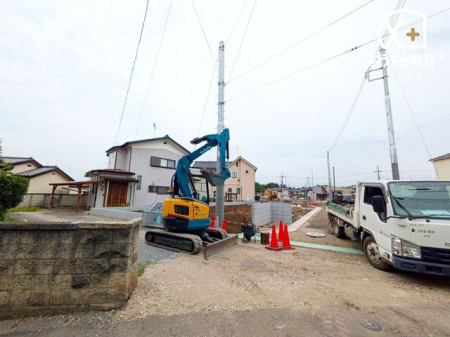 現地土地写真 2025年5月29日撮影の様子です。完成宅地渡しです。