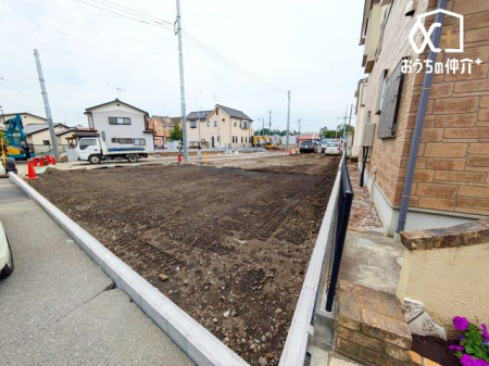 現地土地写真 ■向原中学校まで徒歩14分