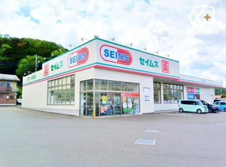周辺環境 徒歩6分。【ドラッグ セイムス 入間仏子店】9:00～22:45 駐車場35台 広い駐車場です。 420m