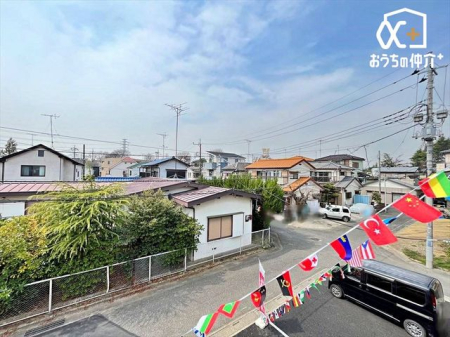 その他 バルコニーからの眺望です！天気の良い日には青空が広がります！