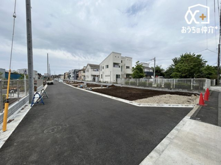 現地土地写真 2025年4月上旬現在、造成中の様子です