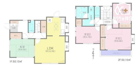  ■リフォーム後のきれいな室内にて新生活スタート！ ■小屋裏収納付きで収納豊富なお住まい■家族が集う１６帖超ＬＤＫに続き間和室は癒しの空間