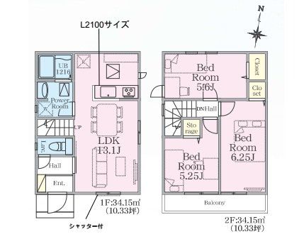  南からの陽射しが入る家族が集うＬＤＫにはコミュニケーションが豊かになるリビングイン階段やカウンターキッチン！