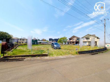 現地土地写真 ゆとりの敷地各区画約123坪