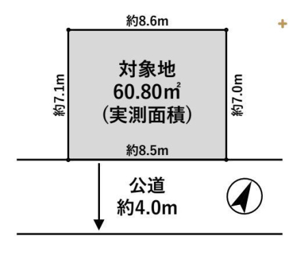 その他 【区画図】カースペース1台分。閑静な住宅街でありながら、スーパー・駅・小学校が徒歩圏内で暮らしやすい住環境。