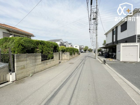 現地土地写真 周辺環境や日当たりも併せてご案内いたします