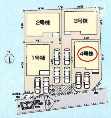 その他 全4棟　全棟カースペース2台