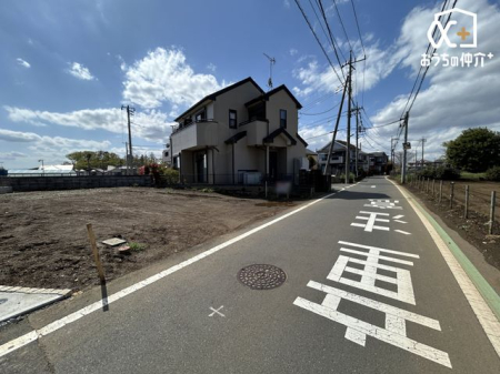 現地土地写真 周辺環境や日当たりも併せてご案内いたします