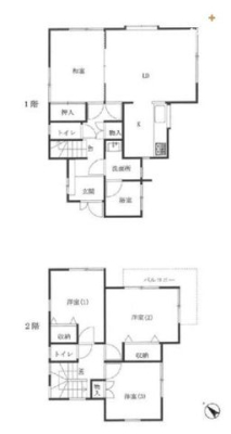  リビングとつながる和室を開放して、大きな空間を作ることができます。キッチンは独立タイプなので、比較的、生活感が出にくい間取りとなっております！