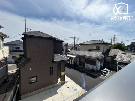 その他 バルコニーからの眺望の様子です。晴れた日には青空が広がります。