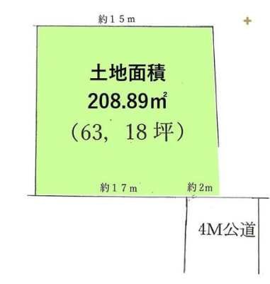 区画図 ■敷地約63.18坪～素敵なお庭も造れます～季節のお花でガーデニングも楽しめます
