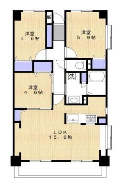  ナチュラルカントリースタイルの3LDK！1階角部屋、専用庭付き。室内リノベーション歴があり、綺麗なお住まい。