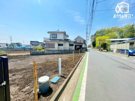 現地土地写真 ■上下水引込・ブロック・整地込み