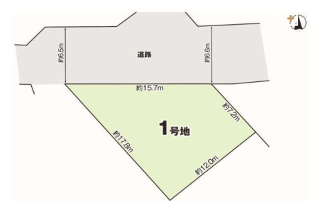 区画図 ■敷地約44.99坪～素敵なお庭も造れます～季節のお花でガーデニングも楽しめます