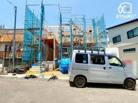 現地外観写真 【外観完成イメージ】落ち着いた色合いのお洒落な外観です。ゆったりと暮らしたい方にもおすすめな閑静な住宅街です。
