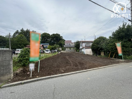 現地土地写真 接道間口12.3ｍにつき、アパート・クリニック用地としても！