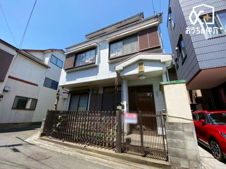 現地土地写真 前面道路は南道路に面し日当たり通風良好！