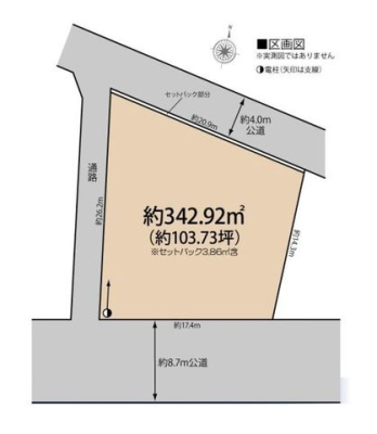 区画図 ■建築条件なしにつき、お好みのハウスメーカーで希望のマイホームを実現できます！■駅徒歩5分！便利な立地