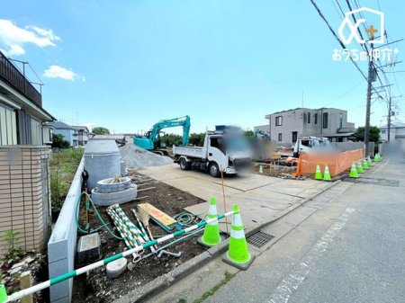 現地土地写真 北西5.0ｍ道路の様子です