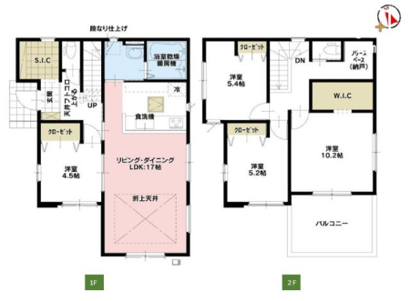  ■シューズクロークあり■フリースペースあり■ウォークインクローゼットあり～収納豊富なお住まい