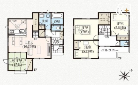  ～House Layout～使いやすい家具の配置や日々の導線をイメージした間取り。毎日の生活が豊かになる、そんな願いを込めた間取りです。