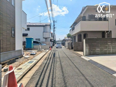 現地外観写真 車通りが少なく小さなお子様がいても安心です！