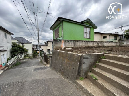 現地土地写真 行き止まりにつき車の往来がない接道