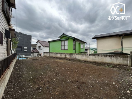 現地土地写真 北側から見た現地土地写真となります