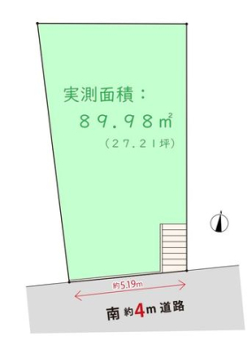 所沢市大字北秋津 の土地