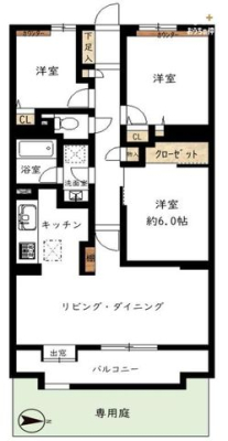  専用庭付きでガーデニングなど楽しめます