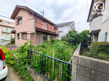 現地土地写真 西側私道より見た敷地