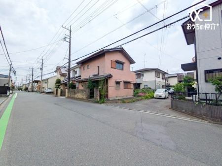 現地土地写真 角地に付き通風良好