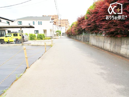 現地土地写真 南側前面道路は5.00ｍ公道に面しています。