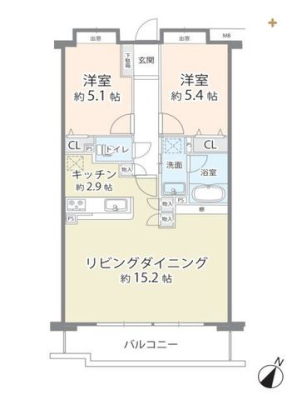  【室内大変綺麗にお使いです】家族団欒が楽しい陽当たり良好ＬＤＫ。全居室収納に加え、物入もｓるのでスッキリとお部屋が片付きます。