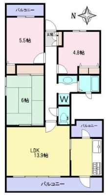  ■３方角部屋・３面バルコニーにつき陽当り・通風良好■大切なペットと一緒に暮らせます（飼育細則有）