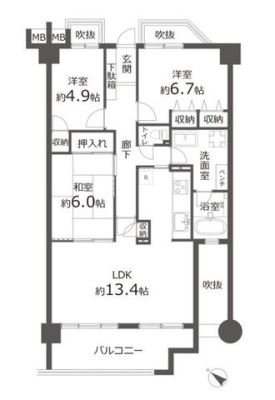  ～House Layout～使いやすい家具の配置や日々の導線をイメージした間取り。毎日の生活が豊かになる、そんな願いを込めた間取りです。のため日当たり良好！