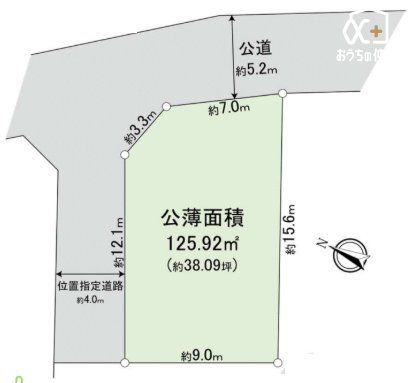 区画図 ■土地面積125.92m2