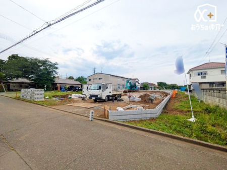 現地土地写真 完成宅地渡しの売地になります。